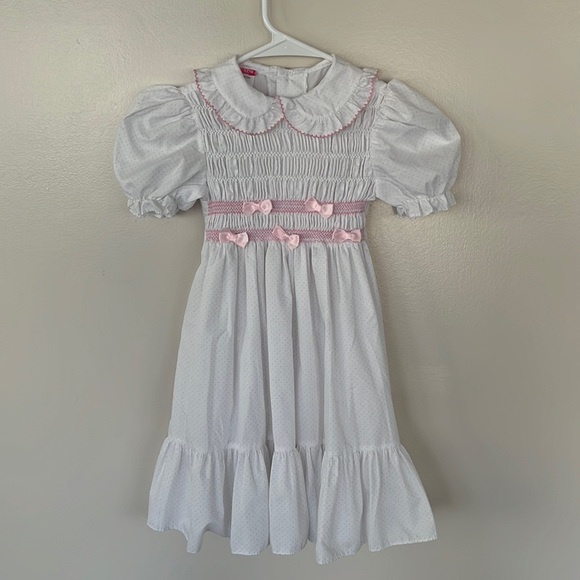 Polly Flinders smocked dress 6 - Picture 1 of 6